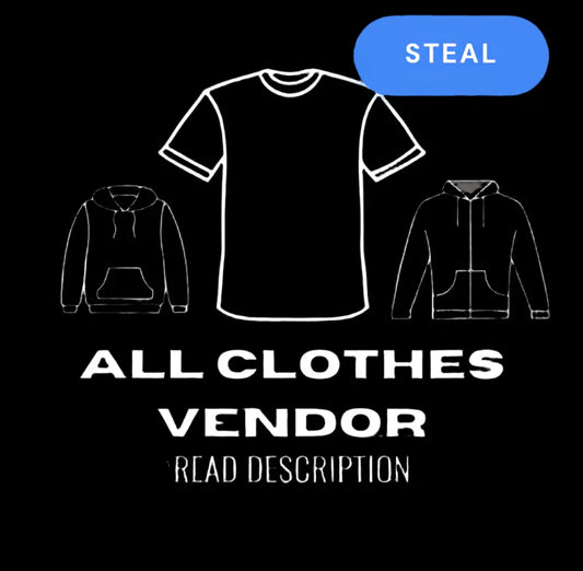 🧥 CLOTHING VENDOR BUNDLE – ONLY $21.99🔒 Rebootretail2.0